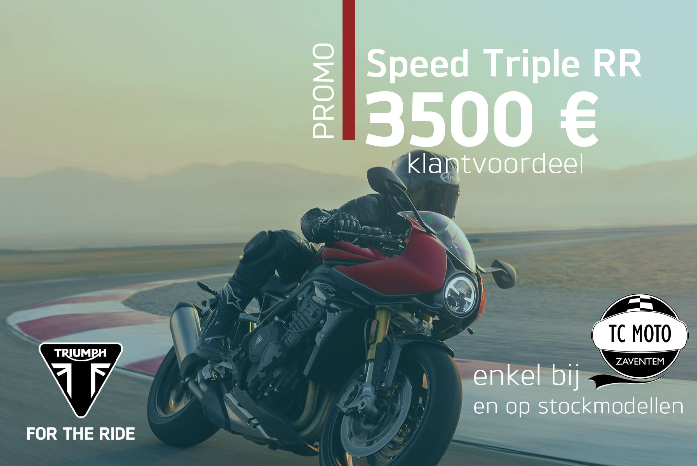 Stockmodel Speed Triple 1200 RR Crystal White