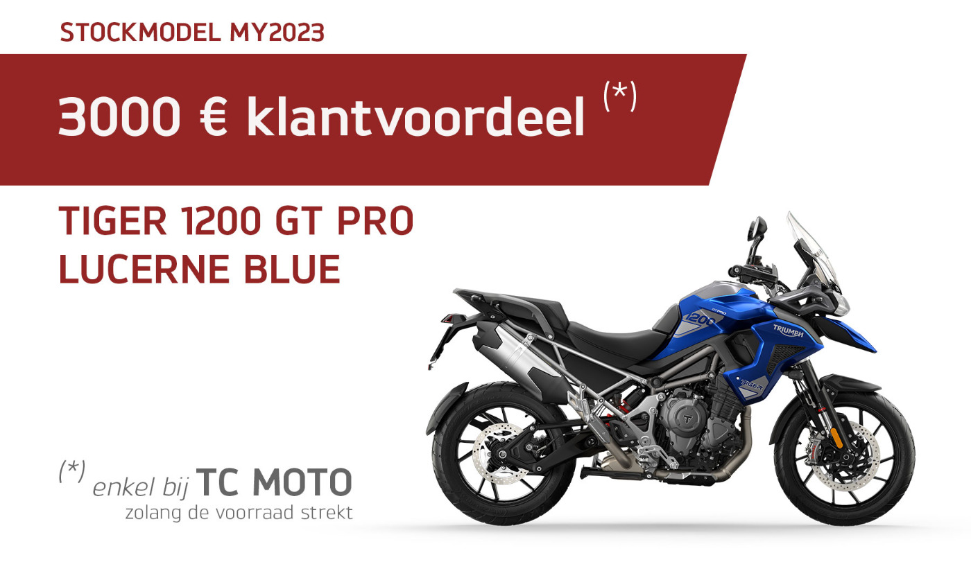 Stockmodel Tiger 1200 GT Pro Lucerne Blue