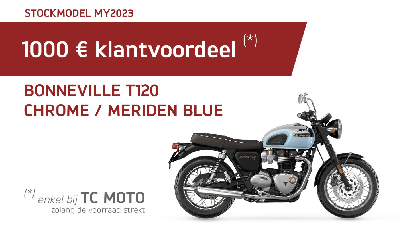 Stockmodel Bonneville T120 Chrome Meriden
