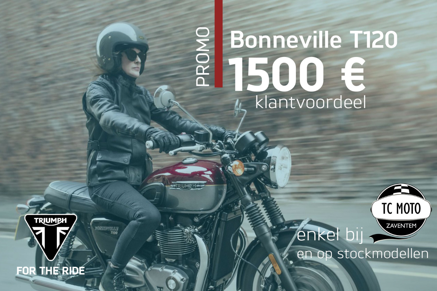 Stockmodel Bonneville T120 Chrome/Meriden Blue