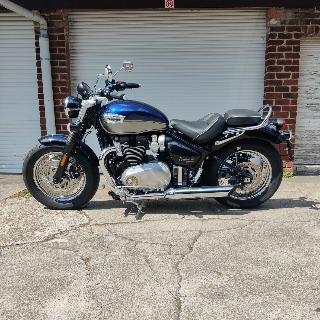Bonneville Speedmaster 1200 Pacific blue