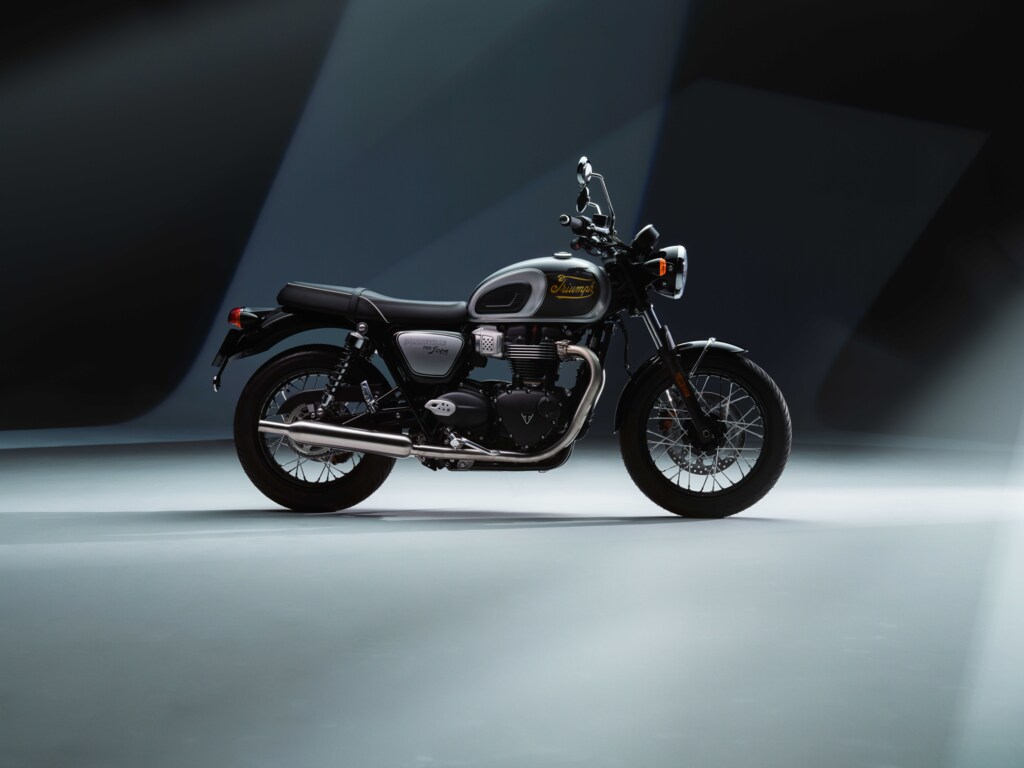 Bonneville T100 ICON EDITION - Aluminium Silver/Sapphire Black