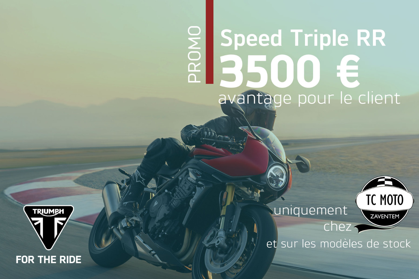 Stockmodel Speed Triple 1200 RR Red Hopper