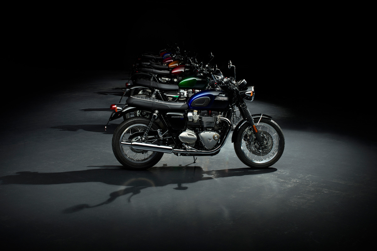 Acht Triumph Bonneville Stealth Editions voor 2024